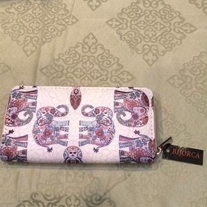 Bijorca Elephant wallet NWT